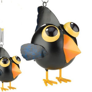 Metal Bouncie Crow for Home Yard and Garden NEW